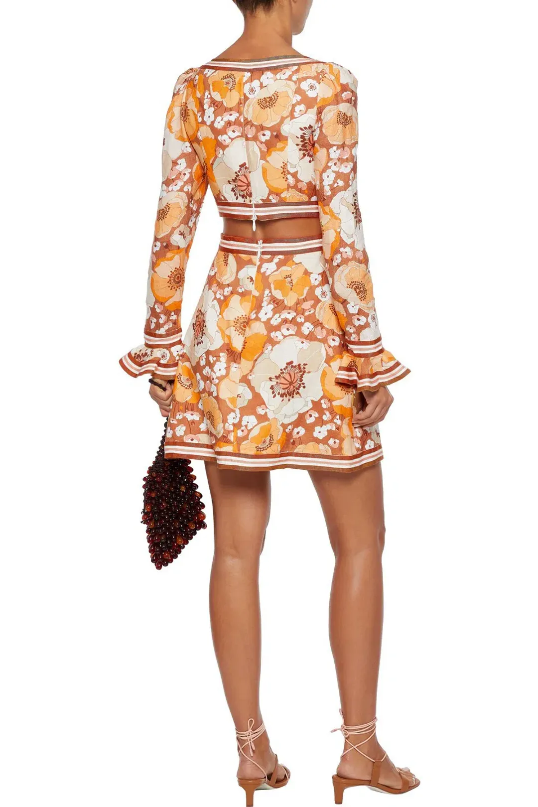 Zimmermann Super Eight Mini Dress Print Size 0 for rent on The Volte - main image