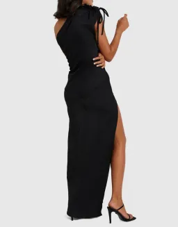By Johnny One Shoulder Jasmine Dress Black Size 6 for rent on The Volte - image 4