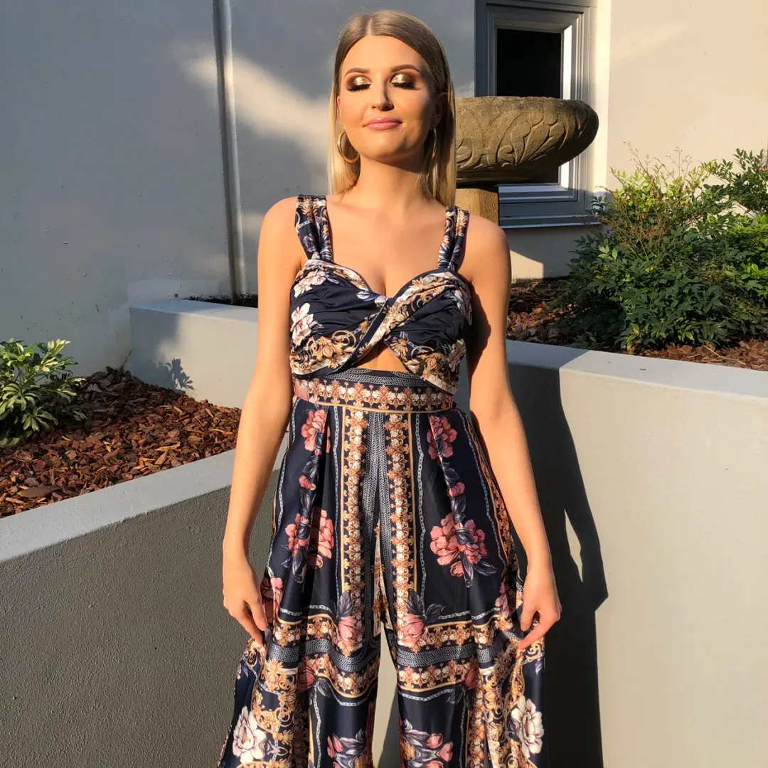 Sheike Donatella Jumpsuit Print Size 8 for rent on The Volte - main image