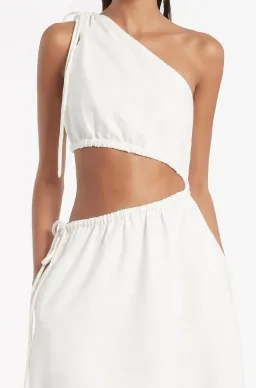 Sir The Label Blanche Asym Gown in Ivory Size 1 for rent on The Volte - image 3