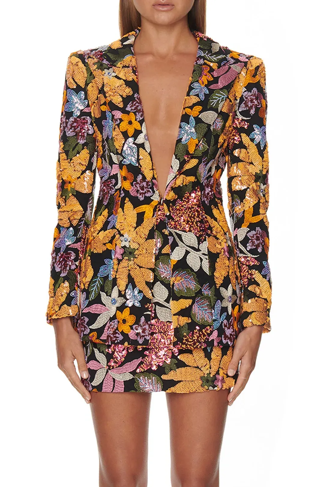 Eliya the Label Skyla Blazer Print Size 10  for rent on The Volte - main image