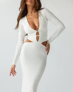 Arcina Ori Aston Maxi Dress Ivory White Size S / AU 8 for rent on The Volte - image 2