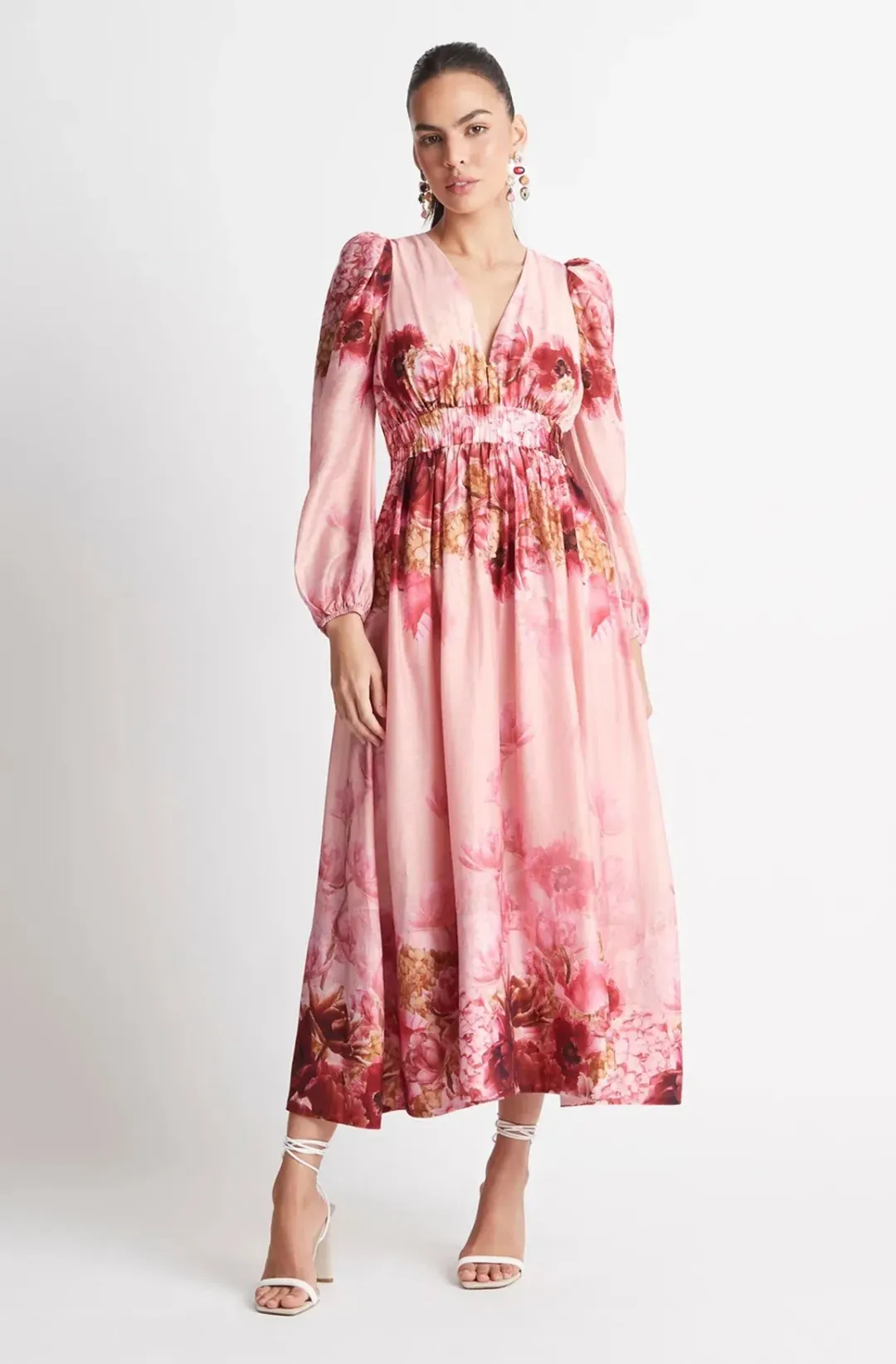 Sheike Swan Lake Dress Floral Size 14 for rent on The Volte - main image