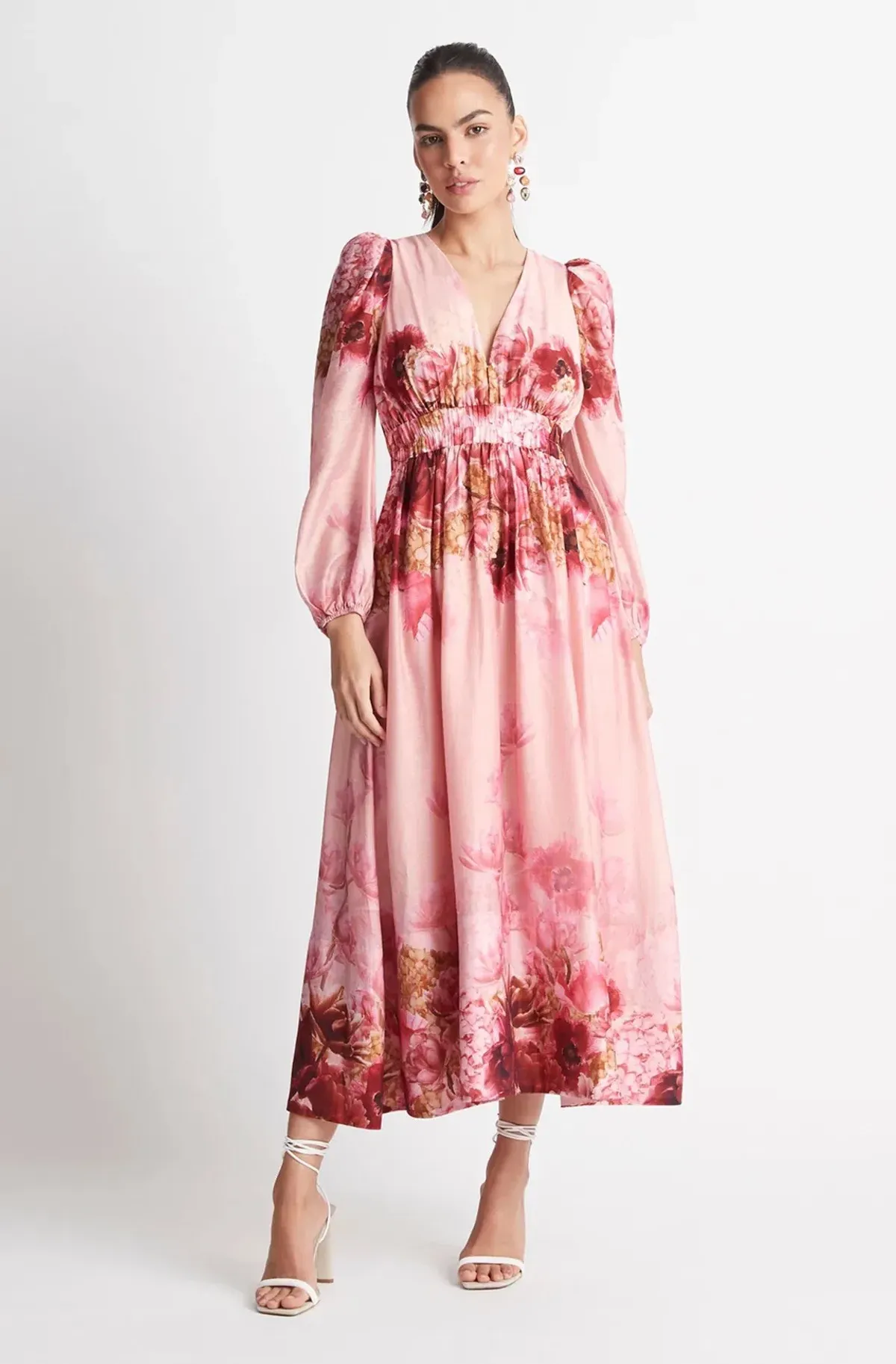 Sheike Swan Lake Dress Floral Size 14 for rent on The Volte - main image