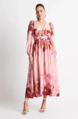 Sheike Swan Lake Dress Floral Size 14 for rent on The Volte - image 1