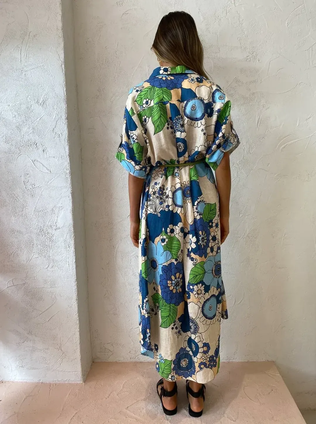 Alemais Farrah Shirt Dress Print Size 10 for rent on The Volte - main image