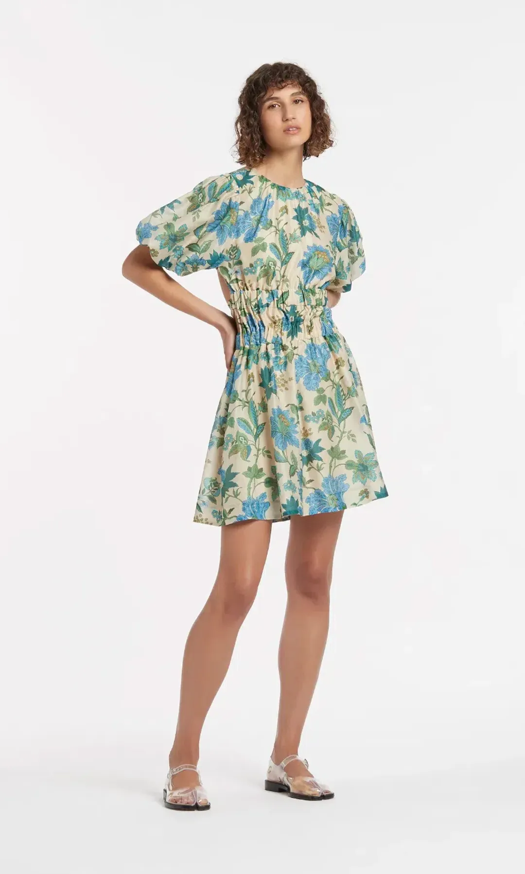 Sir The Label Celia Open Back Mini Dress Print Size 10 for rent on The Volte - main image