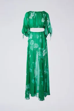 Scanlan Theodore GGT Floral Set Kelly Green Size M for rent on The Volte - image 5