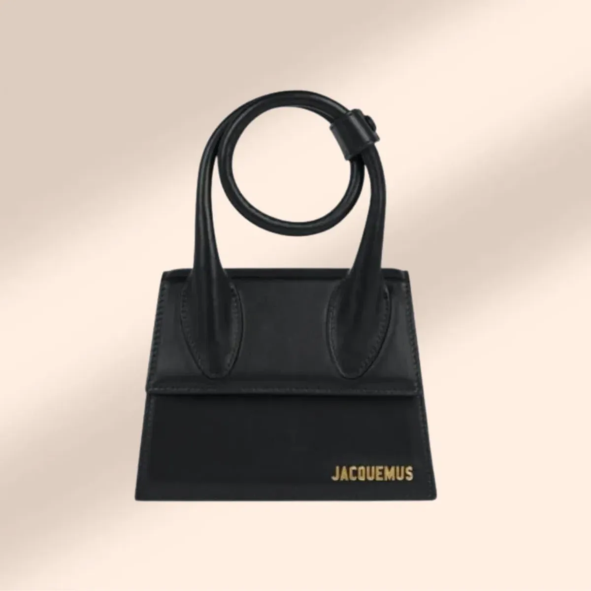 Jacquemus La Montagne Le Chiquito Nœud Bag Black for rent on The Volte - main image