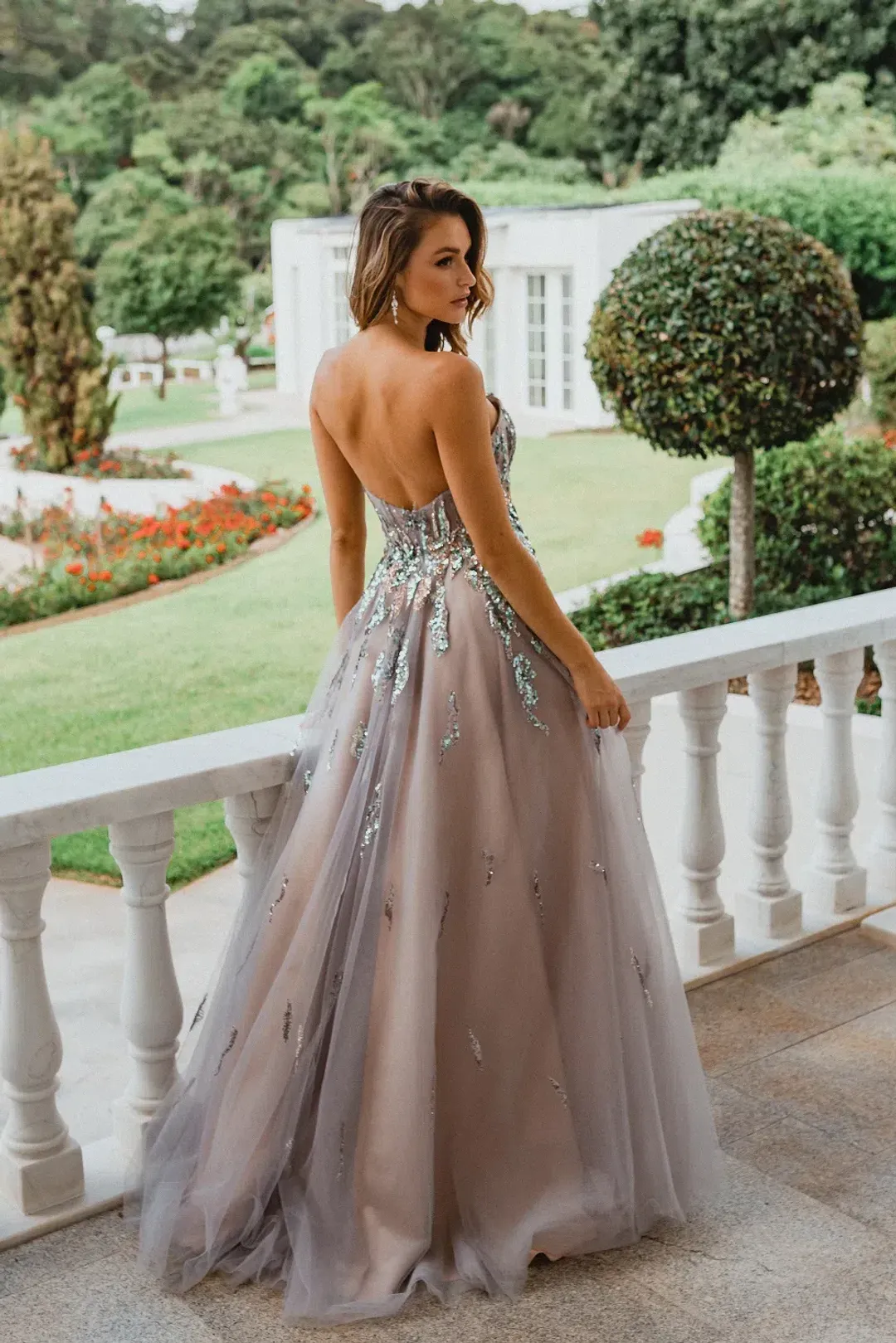 Tania Olsen Delhi Dress in Lilac Size 4 for rent on The Volte - main image