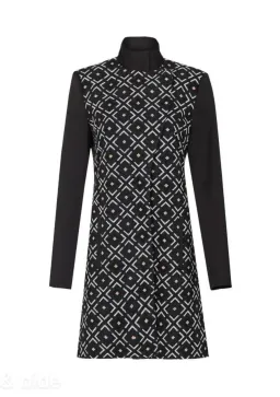 Sass & Bide Dress The Jacquard Coat Print Size 8  for rent on The Volte - image 1