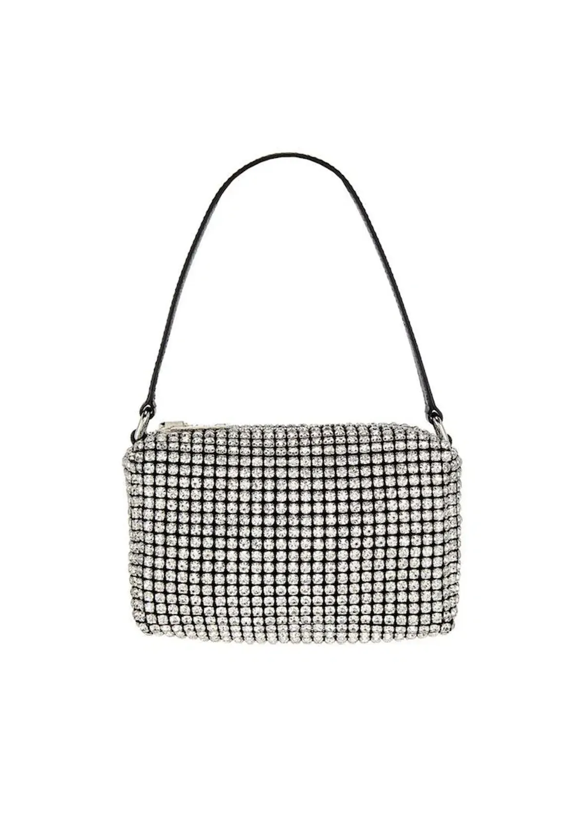 Alexander Wang Heiress Pouch in Rhinestone Mesh for rent on The Volte - main image