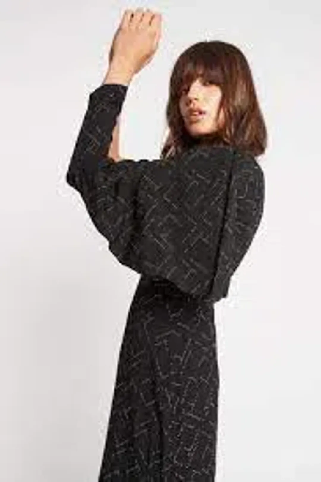 Sass & Bide Space Oddity One Shoulder Dress Black Size 8  for rent on The Volte - main image