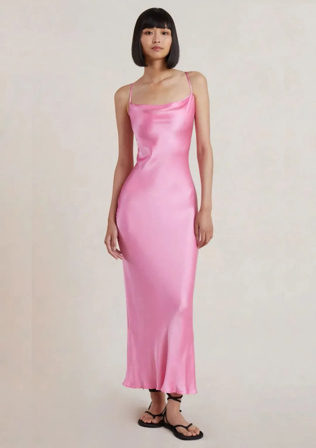 Bec & Bridge Malyka Maxi Dress Candy Pink Size 8 for rent on The Volte - main image