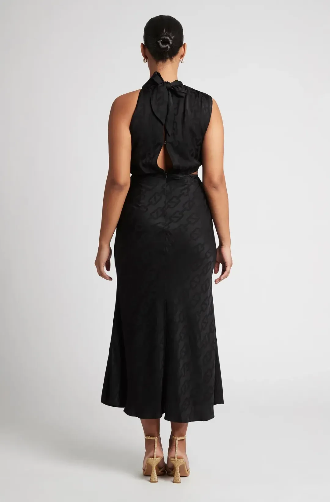 Sheike Reflections Dress Black Size 8  for rent on The Volte - main image