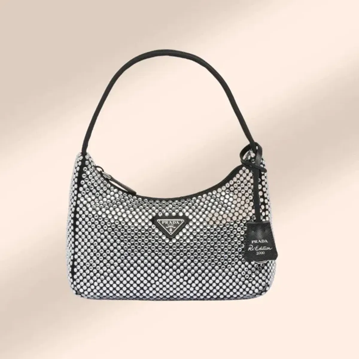 Prada Satin Mini Bag with Crystals for rent on The Volte - main image