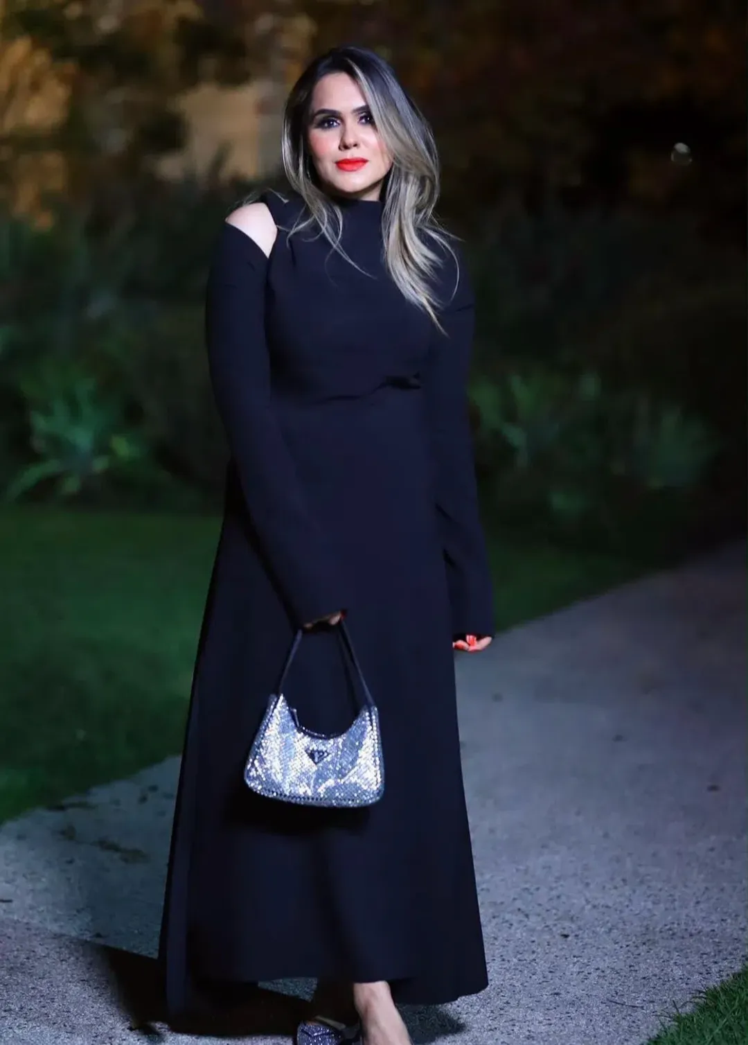 Prada Satin Mini Bag with Crystals for rent on The Volte - main image