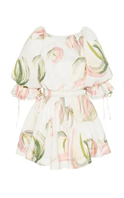 Aje Imprint Mini Dress Print Size 6 for rent on The Volte - image 3