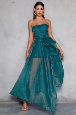 Elle Zeitoune Hazel Gown Emerald Green Size 12 for rent on The Volte - image 2