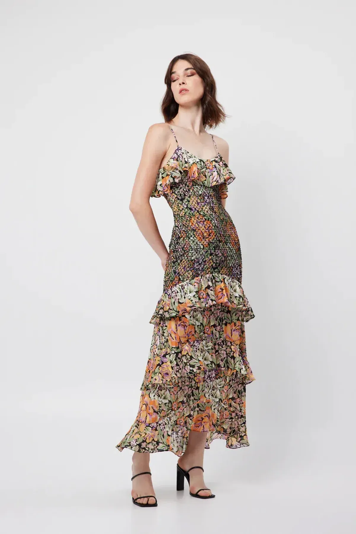 Elliatt Curatorial Maxi Dress Print Size 6  for rent on The Volte - main image