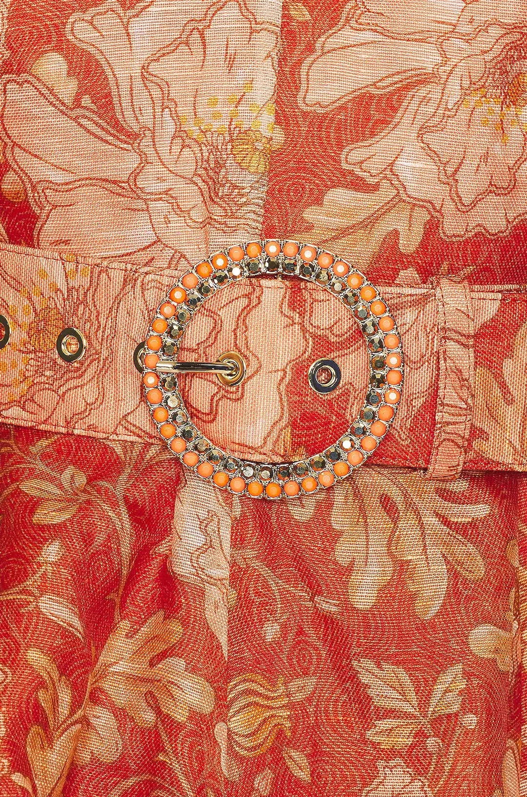 Zimmermann Kaleidoscope Mini Dress Amber Floral Size 1 / Au 10 for rent on The Volte - main image