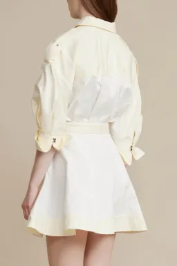 Acler Vienna Dress In Cannoli Cream Size 8 for rent on The Volte - image 2