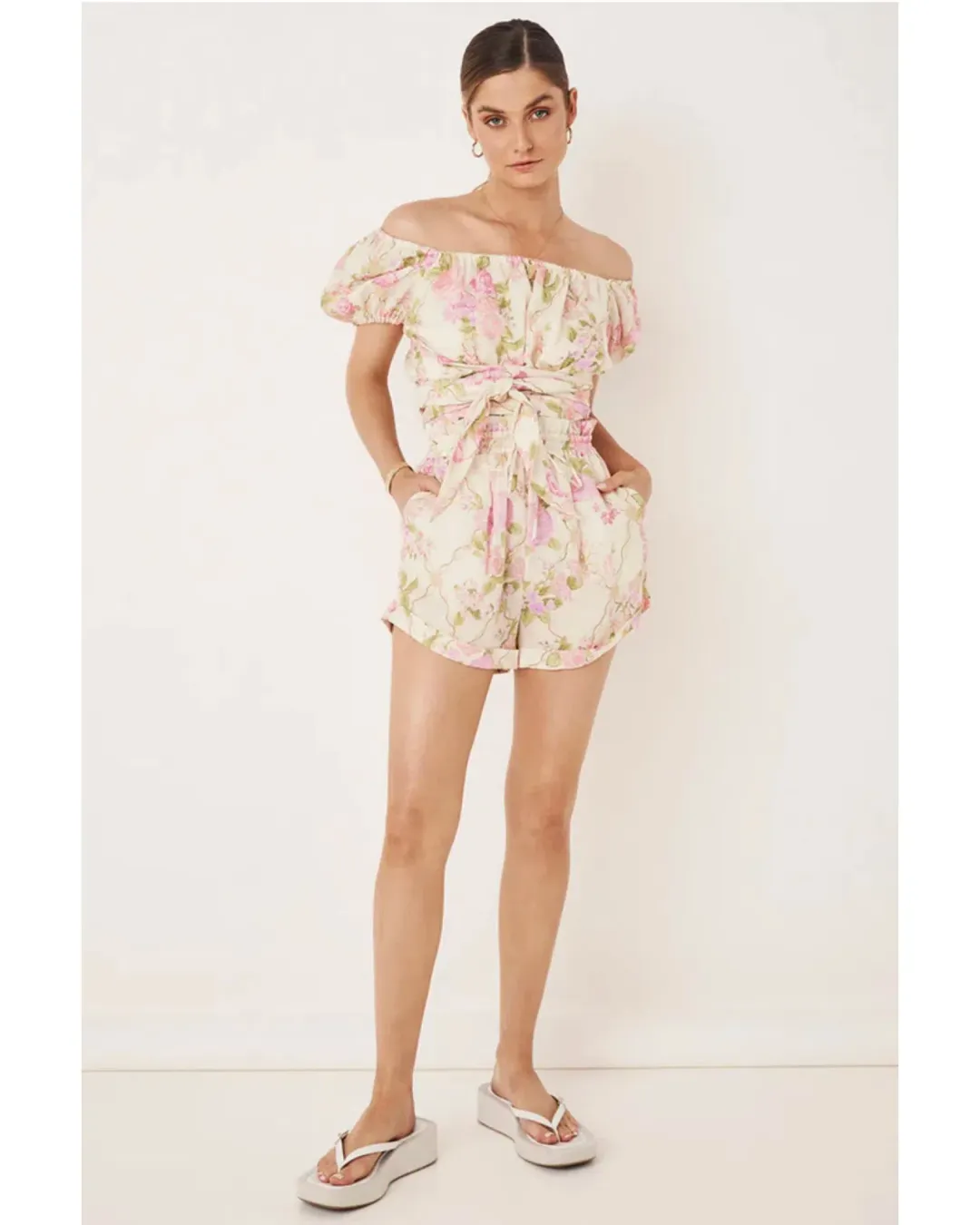 Spell Garden Shorts Rose Size AU 8 for rent on The Volte - main image