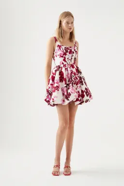 Aje Suzette Mini Dress in Roses of Provence Print Size 8  for rent on The Volte - image 1