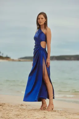 Sonya Moda Nour Maxi Dress in Moroccan Blue Size XS for rent on The Volte - image 2