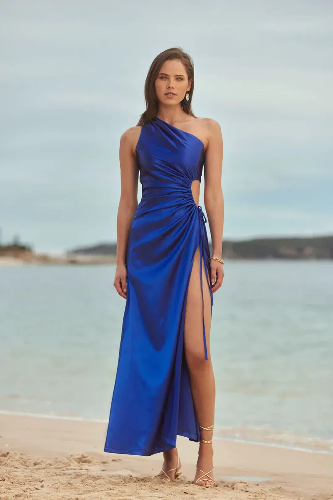 Sonya Moda Nour Maxi Dress in Moroccan Blue Size XS for rent on The Volte - main image