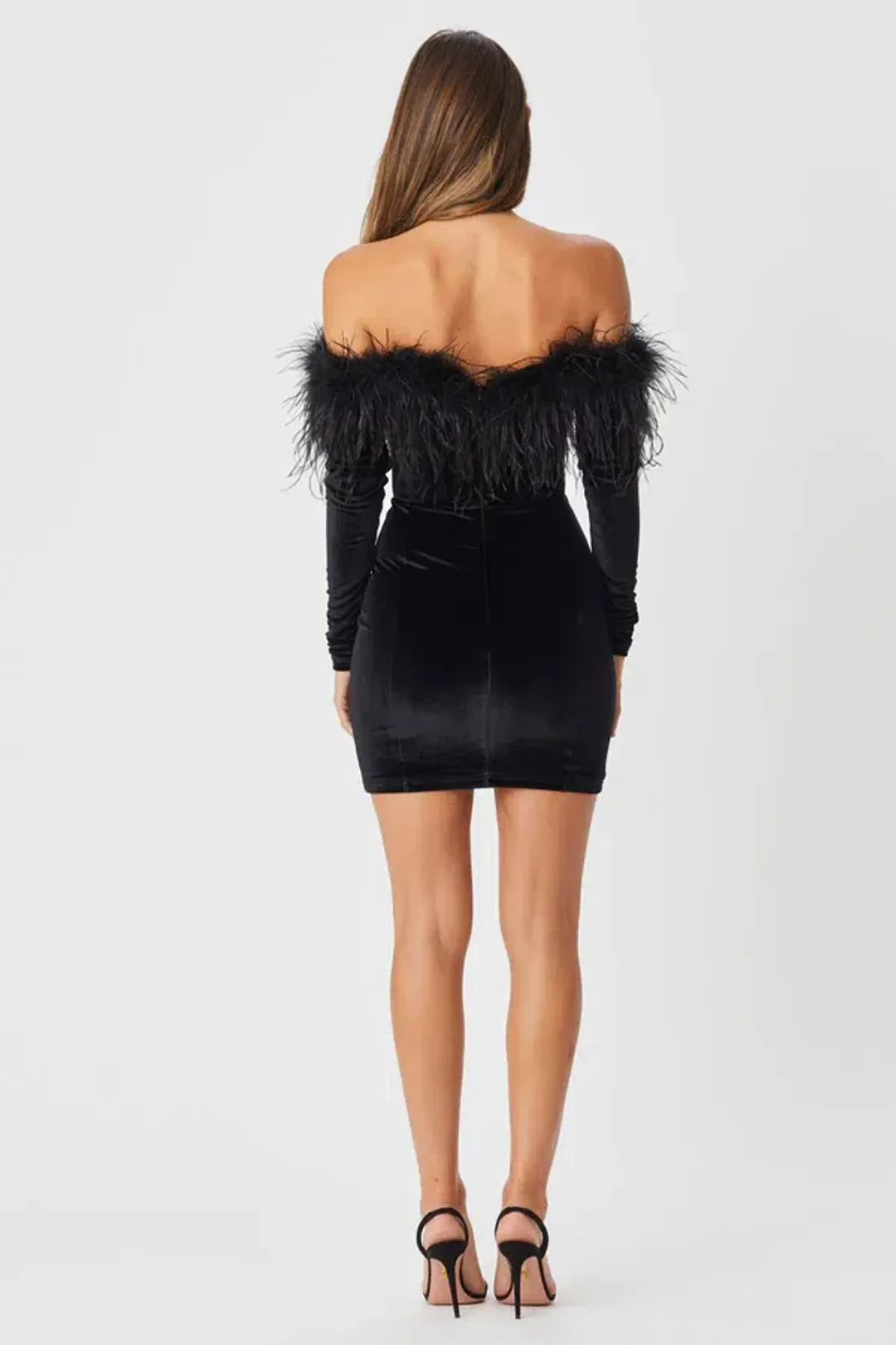Bianca & Bridgett Katie Mini Dress Black Size 6 for rent on The Volte - main image