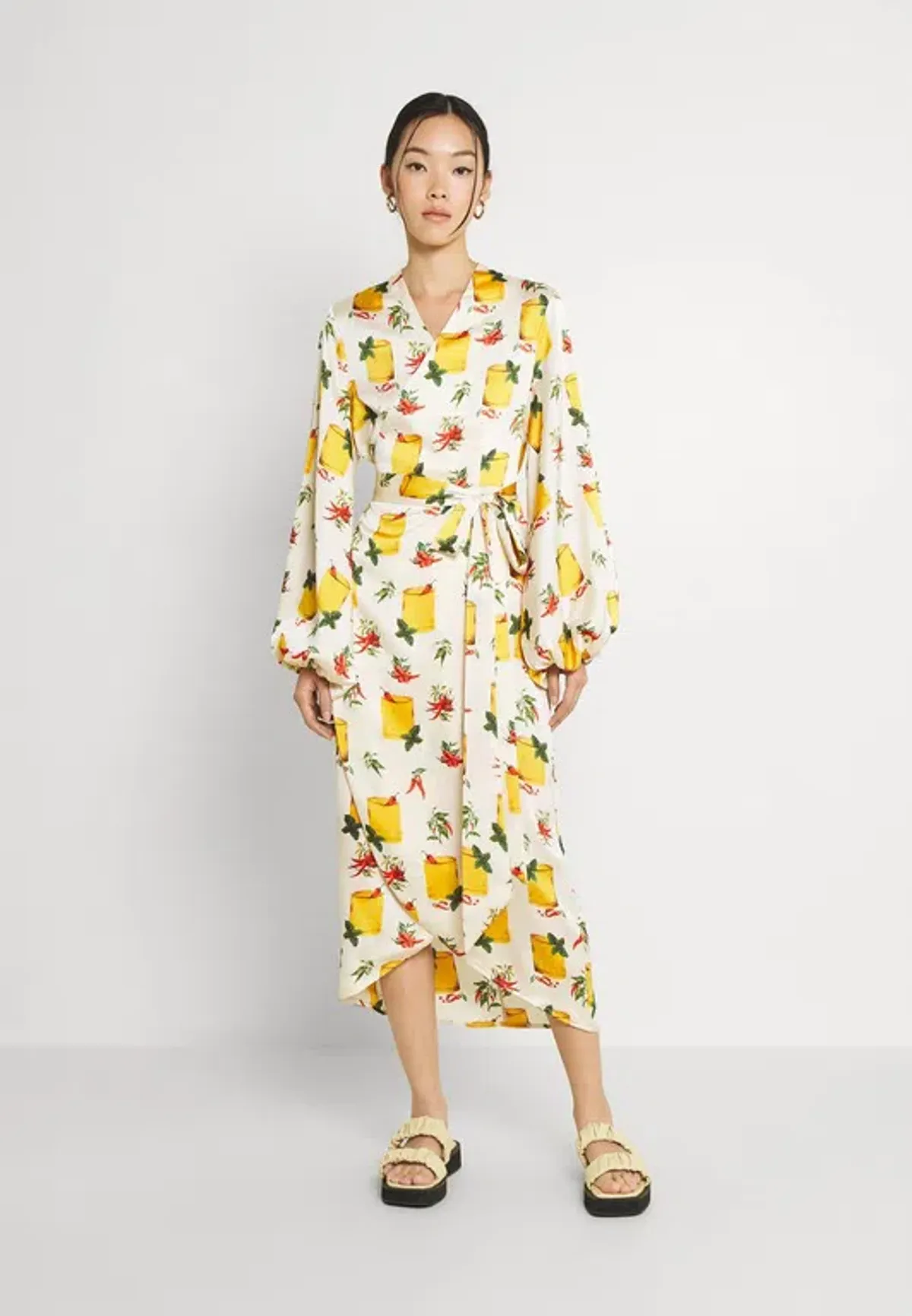 Never Fully Dressed Picante Zsa Zsa Dress in Cream Size 8 for rent on The Volte - main image