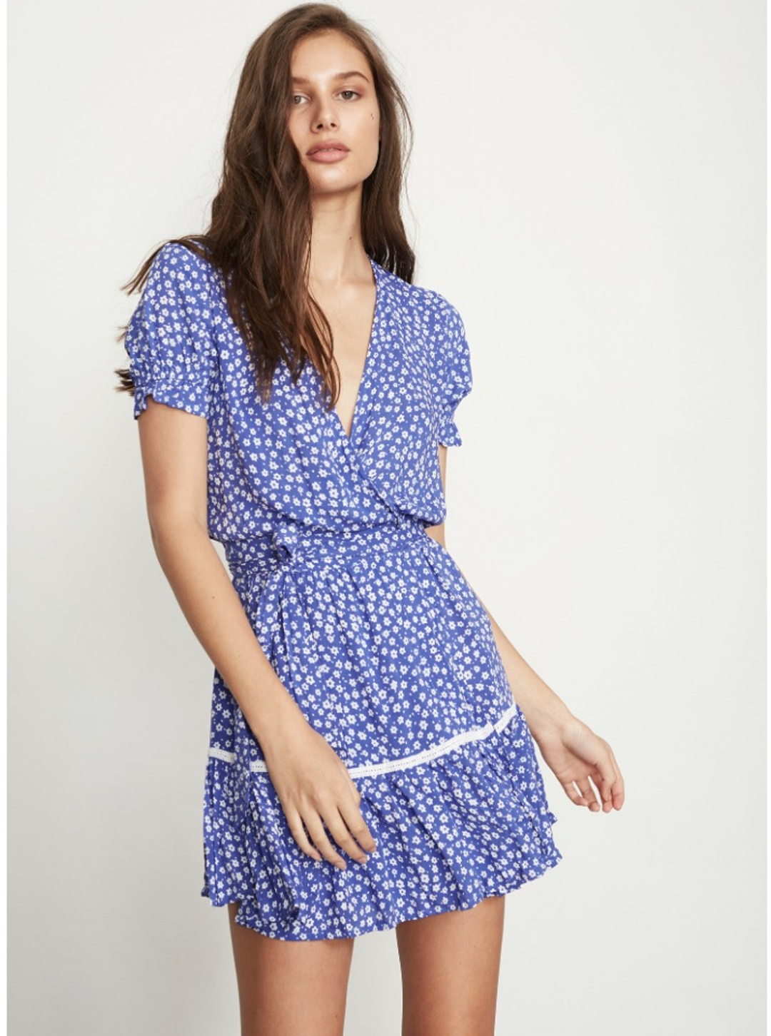 Faithfull the brand / faithful Liza dress - sunny floral print  for rent on The Volte - main image