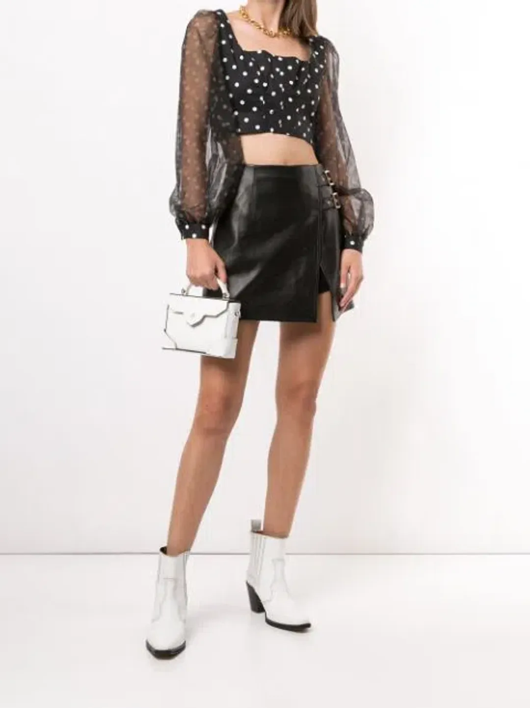 Alice McCall The Way Skort Black Size 10 for rent on The Volte - main image