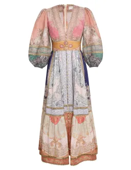 Zimmermann Anneke Lantern Midi Dress Size 0 for rent on The Volte - image 4