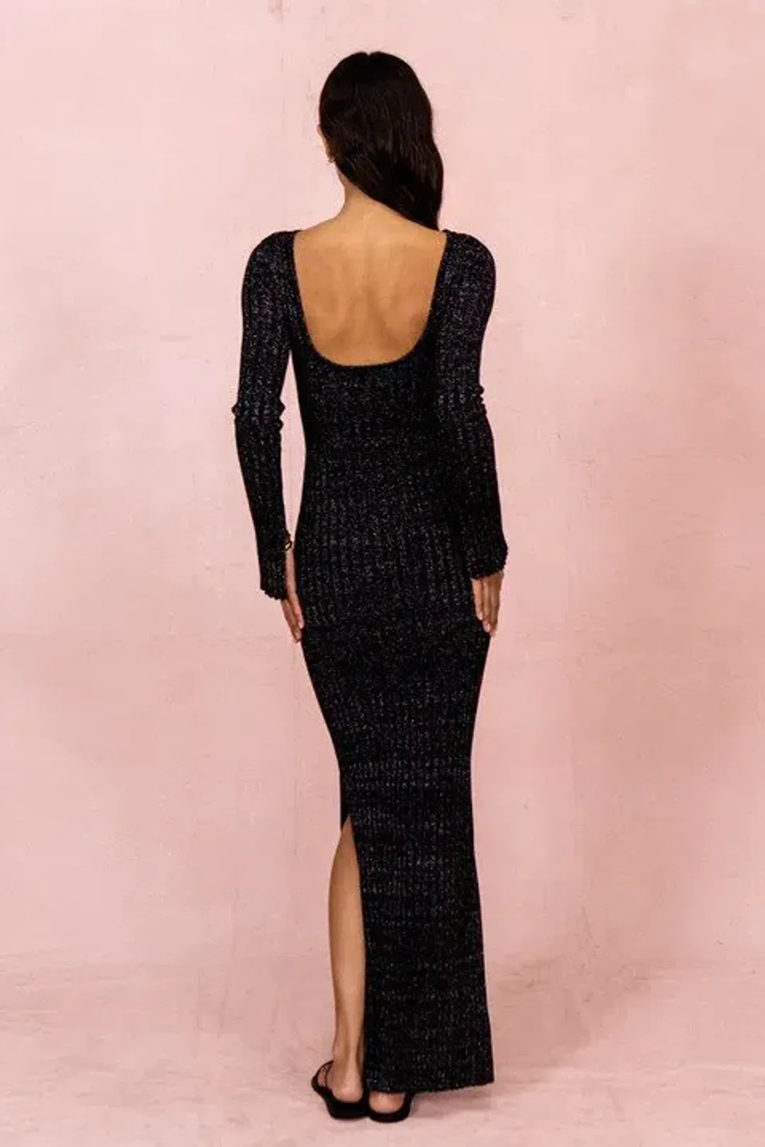 Posse the Label Connie Dress Black Sparkle Size 8  for rent on The Volte - main image