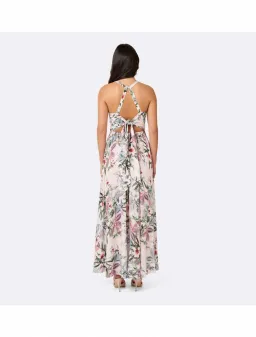 Forever Unique Elka Lace Spliced Maxi Cut Out Dress Print Size 8 for rent on The Volte - image 3