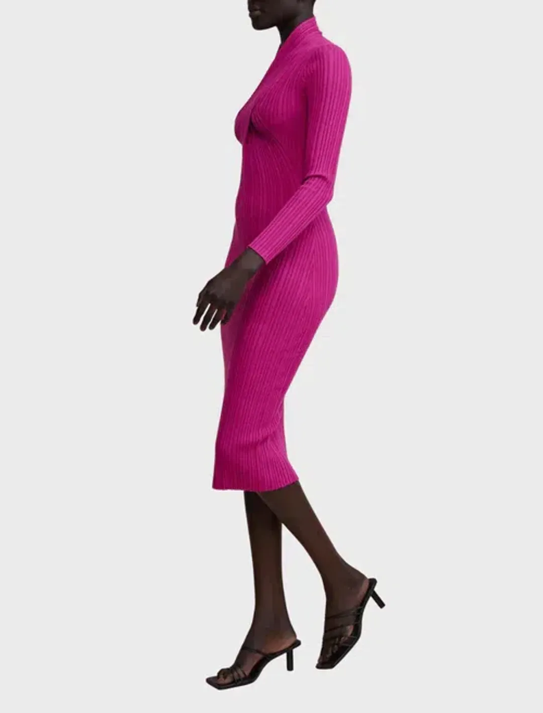 Acler Windsor Dress Pink Size 10 for rent on The Volte - main image