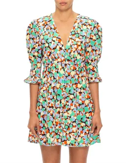 Rixo Juni 80s Micro Shell Dress Print Size 6 for rent on The Volte - image 1