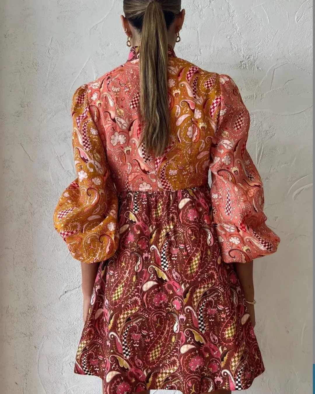 Kate Ford Matien Wrap Dress in Multi Size 1 for rent on The Volte - main image