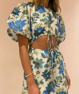 Sir the Label Celia Puff Sleeve Maxi Dress Marguerite Floral Print AU10 for rent on The Volte - image 5