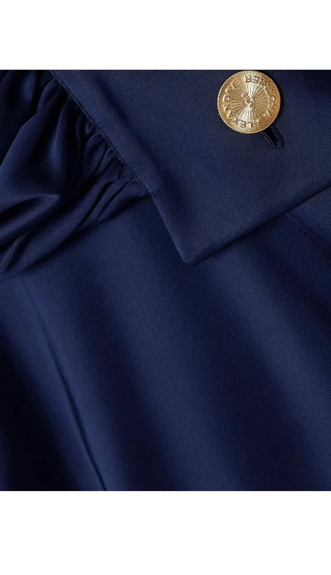 Alexandre Vauthier Mini Dress Dark Blue Size 12 for rent on The Volte - main image