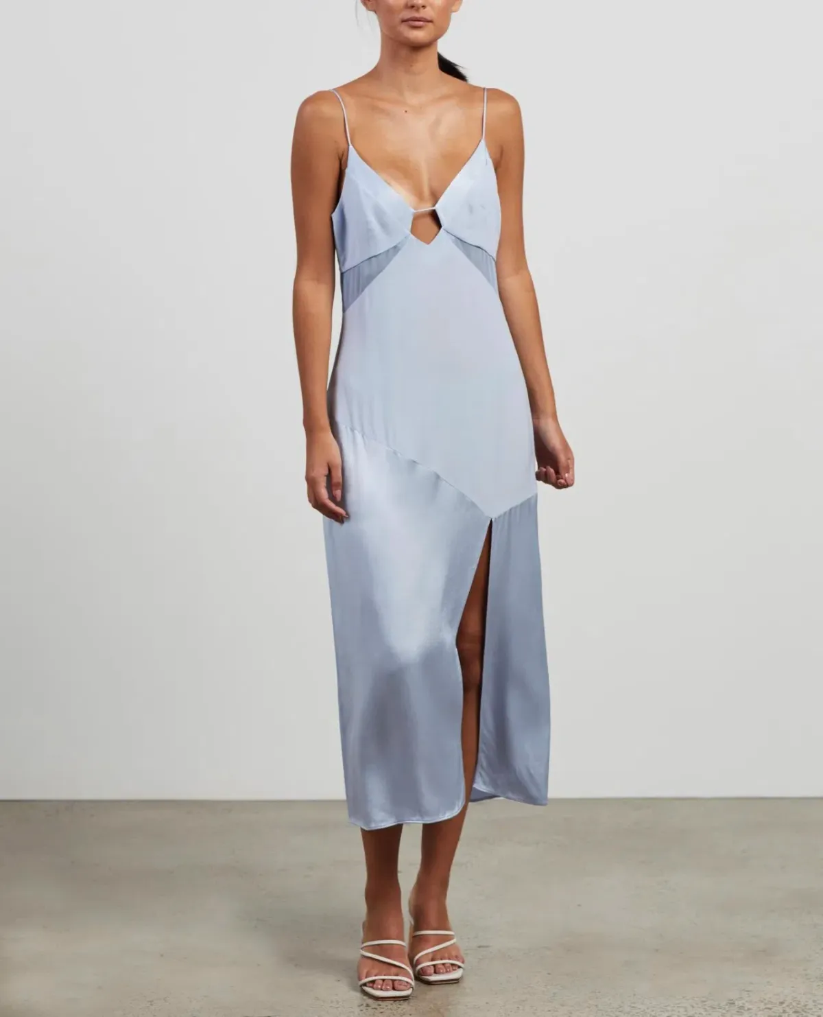 Vestire Palm Beach Midi Dress Blue Size 14 for rent on The Volte - main image