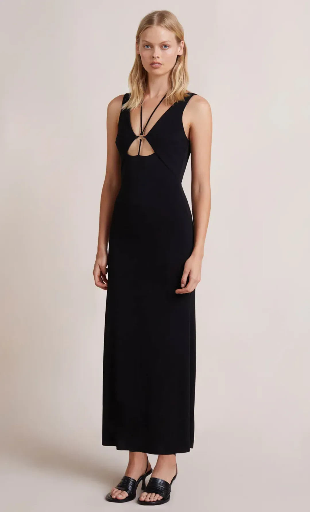 Bec & Bridge Adele Maxi Dress Black Size 10 for rent on The Volte - main image
