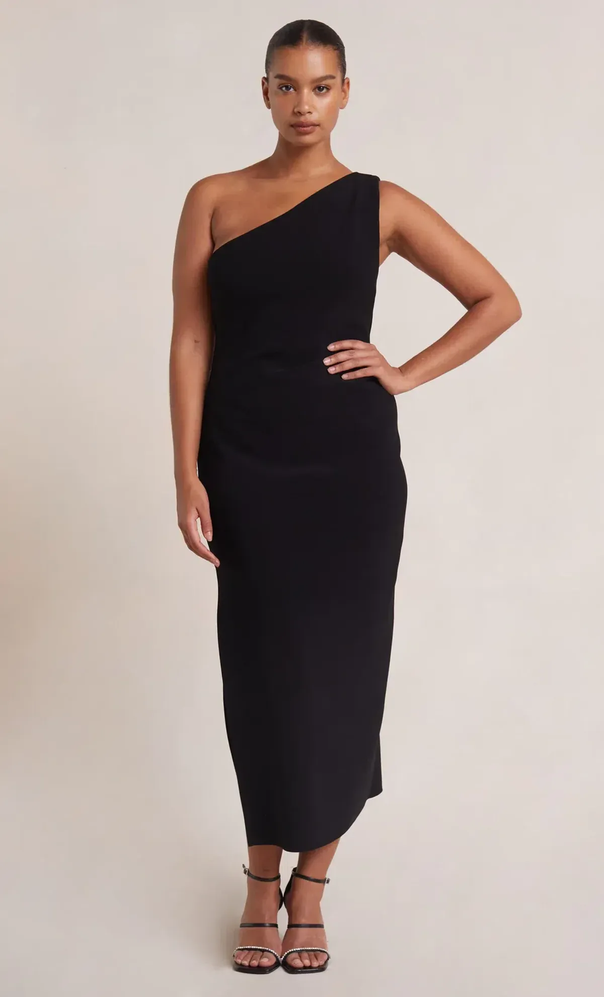 Bec & Bridge Be Mine Asym Dress in Black Size 14 for rent on The Volte - main image