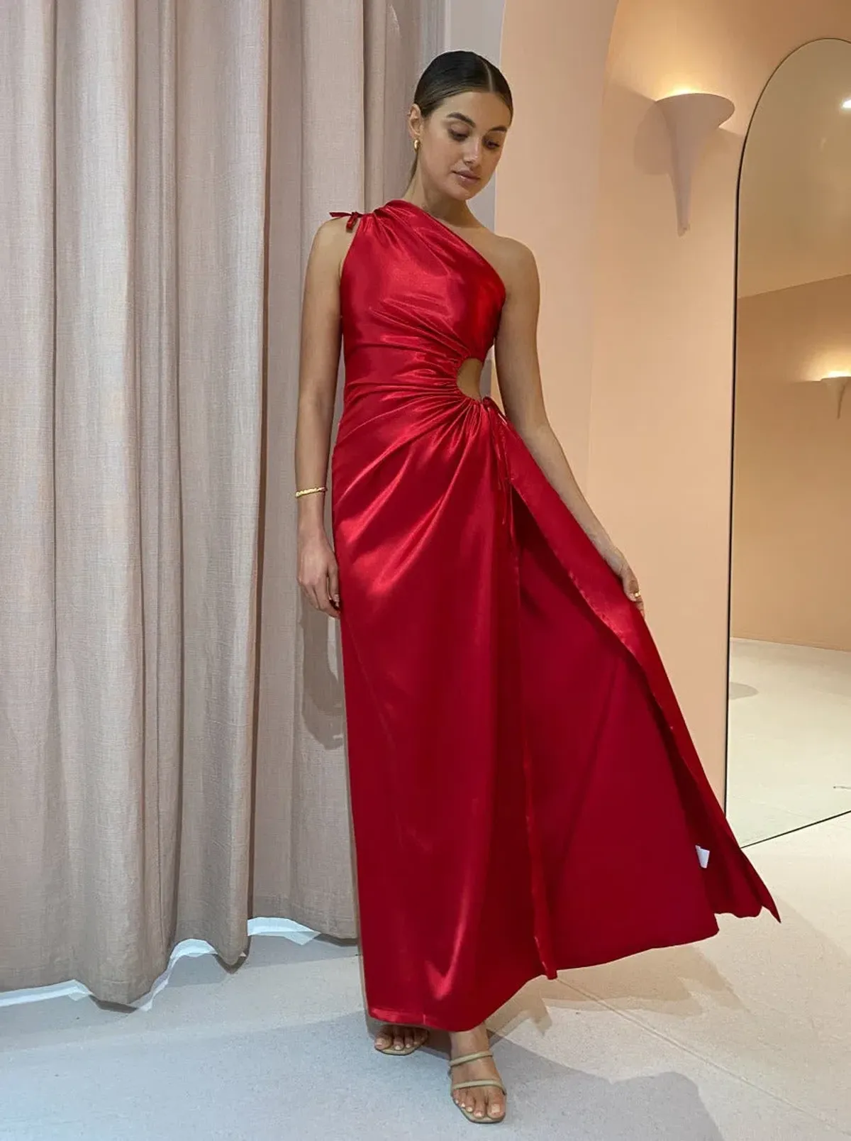 Sonya Moda Nour Maxi Dress Red Size 8 for rent on The Volte - main image