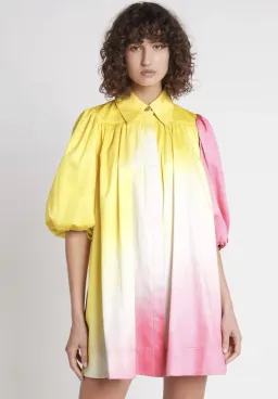 Aje Cloud Burst Smock Mini Dress Tie-Dye Size 8 for rent on The Volte - image 2