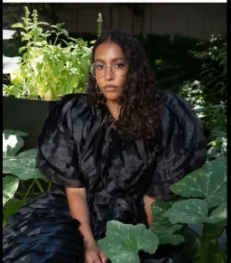 Aje Amour Ruffle Midi Dress Black Size 8 for rent on The Volte - image 8