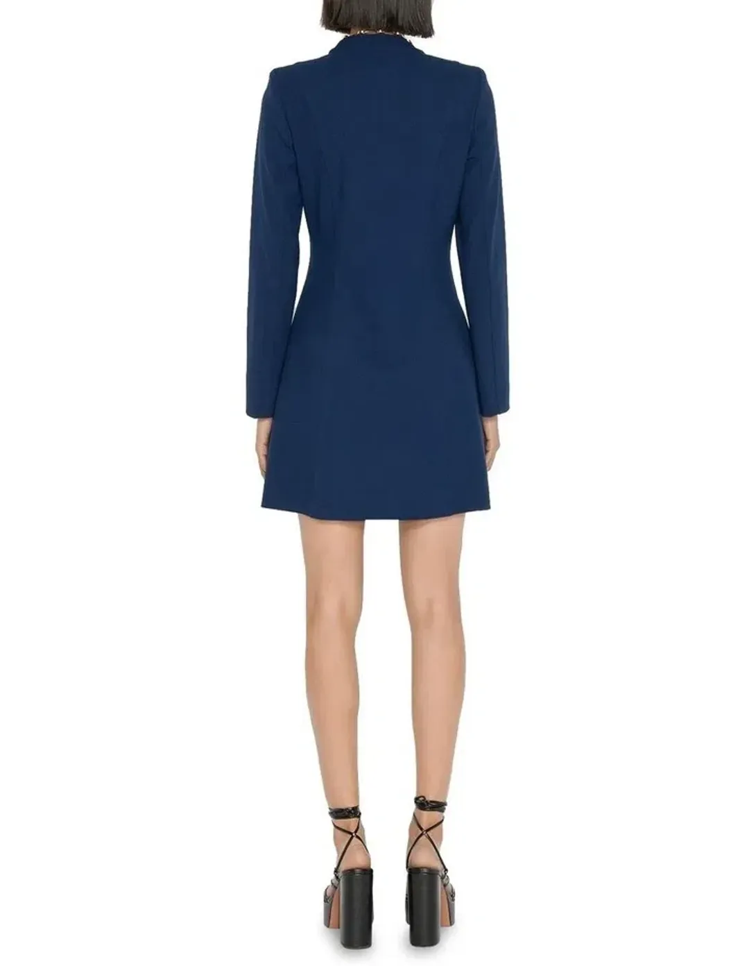 Cue Double Breasted Blazer Dress Navy Size 8  for rent on The Volte - main image