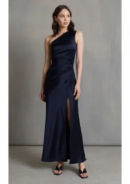 Bec & Bridge The Dreamer Asym Dress in Ink Navy Size 10 for rent on The Volte - image 1